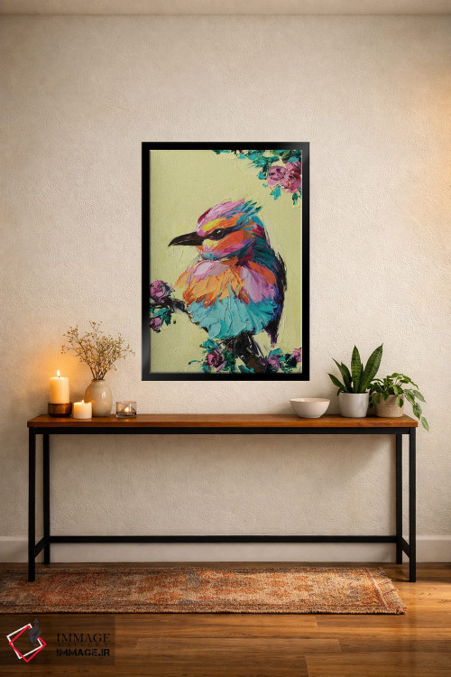 تابلو دکوراتیو در لانه اثر لانا فری - D5B