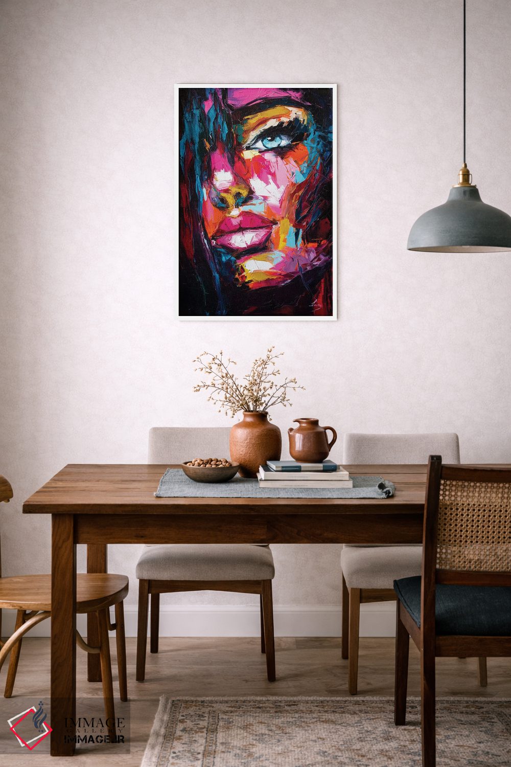 تابلو دکوراتیو در این سوی باران اثر لانا فری - D6W