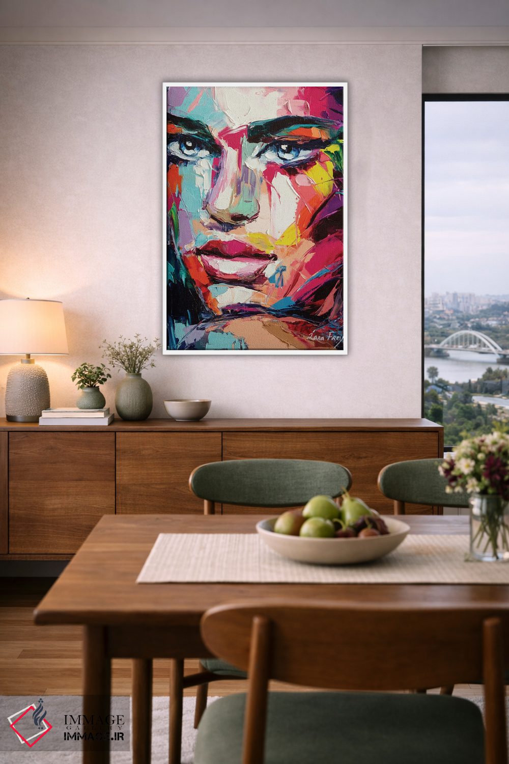 تابلو دکوراتیو باز کردن اثر لانا فری - D6W
