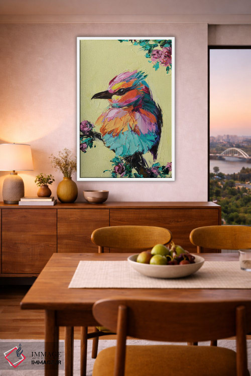 تابلو دکوراتیو در لانه اثر لانا فری - D6W