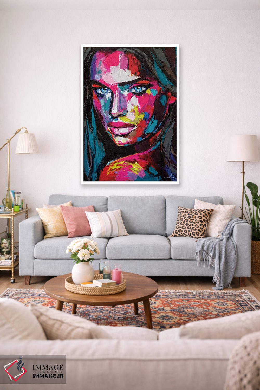 تابلو دکوراتیو چیزی بیش از شب اثر لانا فری - D1W