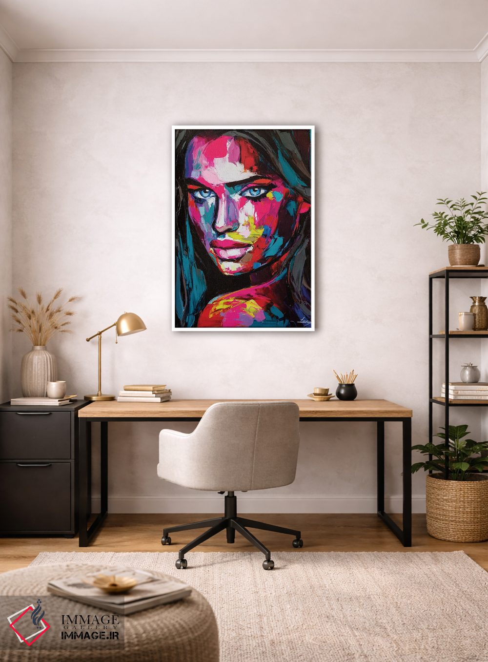 تابلو دکوراتیو چیزی بیش از شب اثر لانا فری - D3W