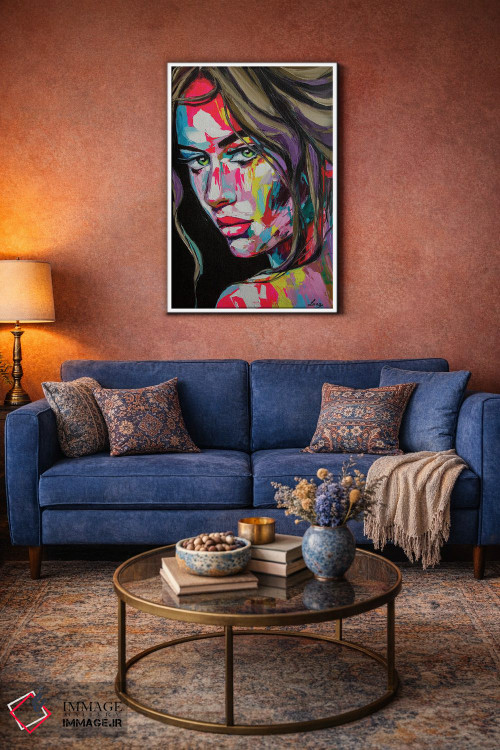 تابلو دکوراتیو مسیر ایده های دیوانه وار اثر لانا فری - D4W