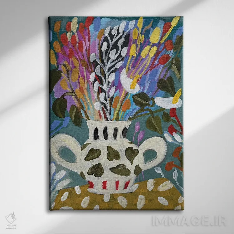 تابلو دکوراتیو پایان تابستان اثر لنکا اشتسنا - نمای روبهرو روی دیوار