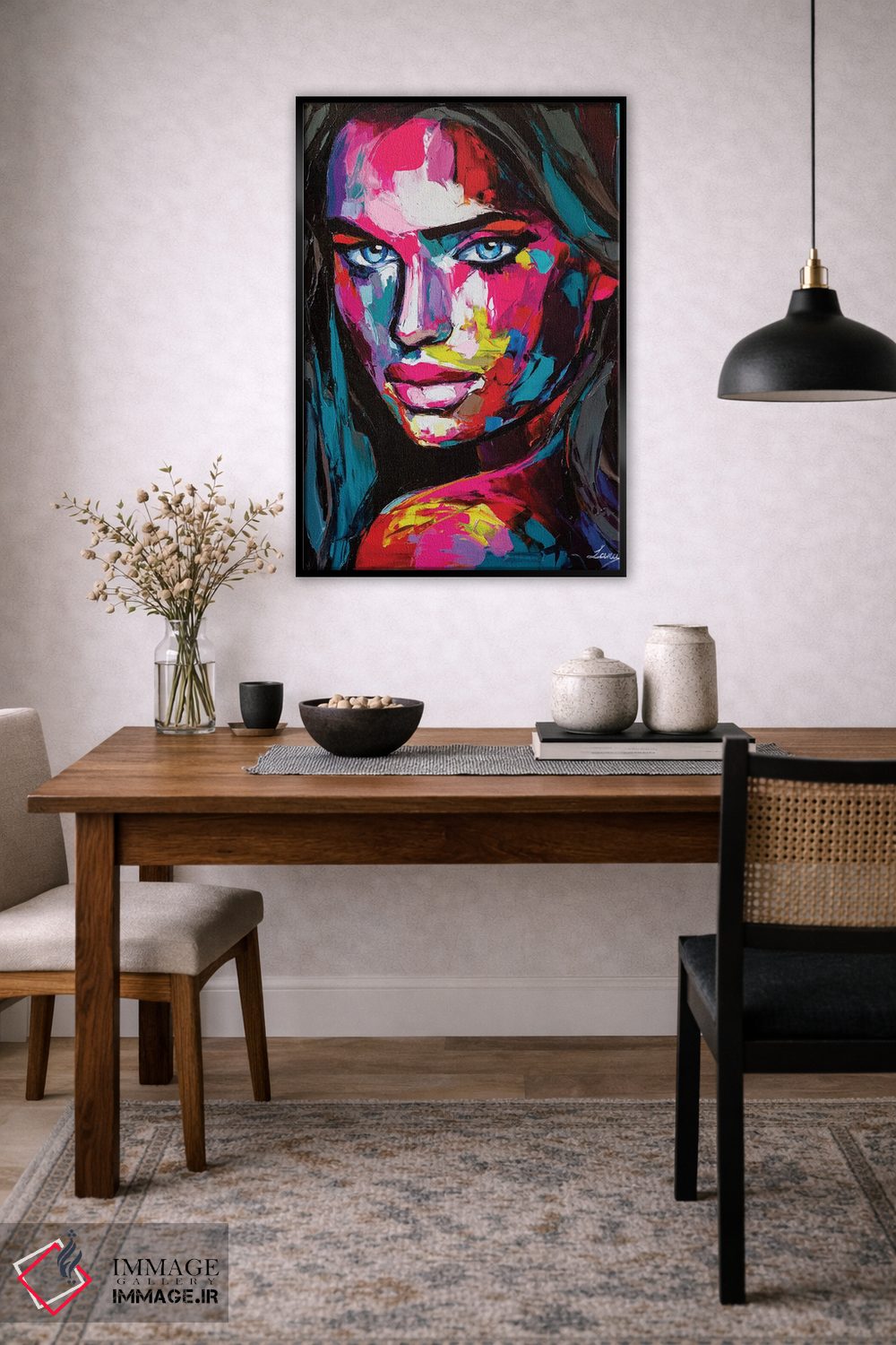 تابلو دکوراتیو چیزی بیش از شب اثر لانا فری - D4B