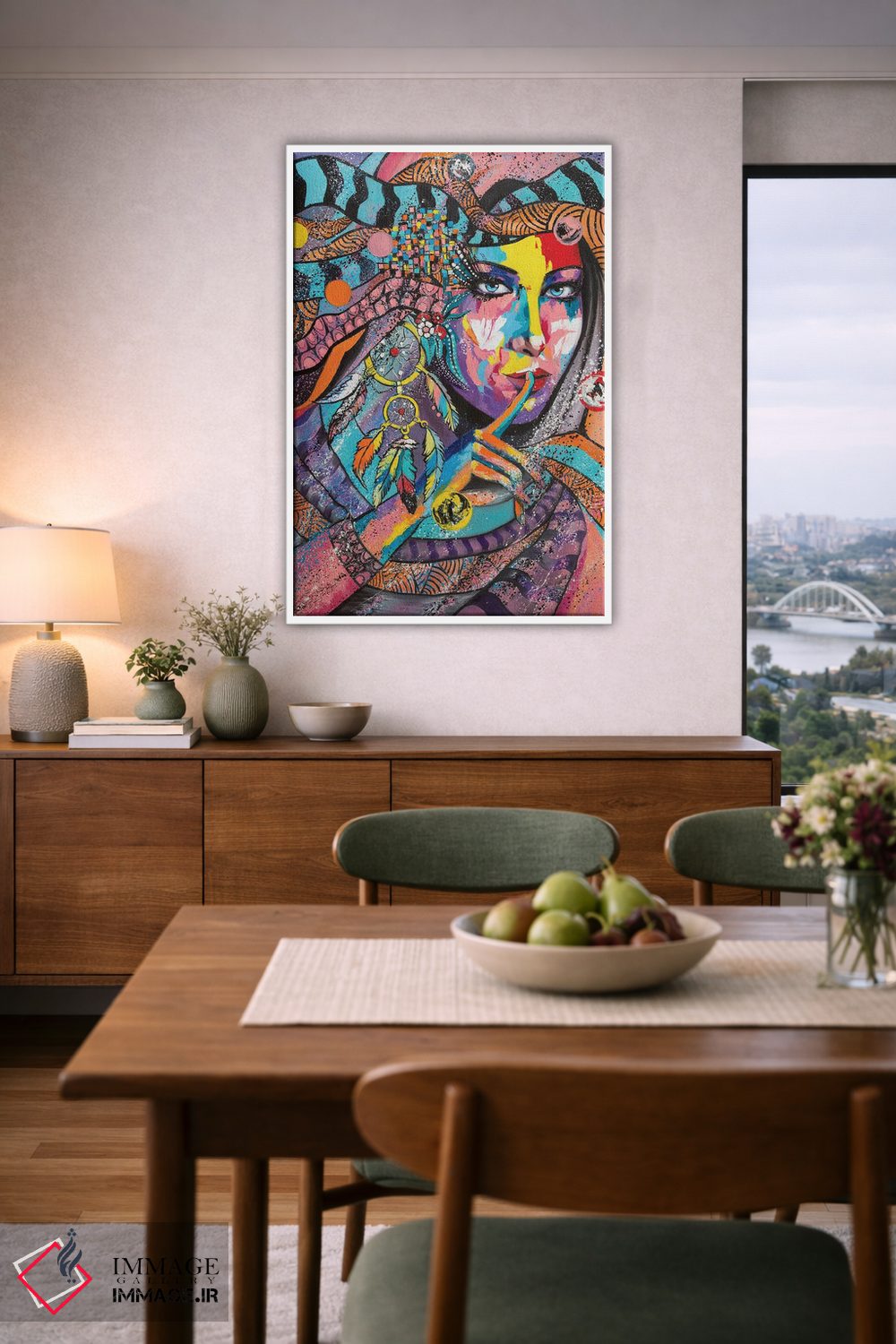 تابلو دکوراتیو در خواب های تو اثر لانا فری - D6W