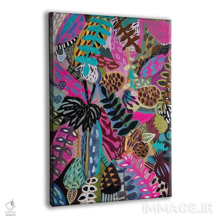 تابلو دکوراتیو گل ها دو اثر لنکا اشتسنا - نمای پرسپکتیو محصول