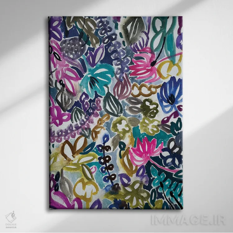 تابلو دکوراتیو گل ها یازدهم اثر لنکا اشتسنا - نمای روبهرو روی دیوار