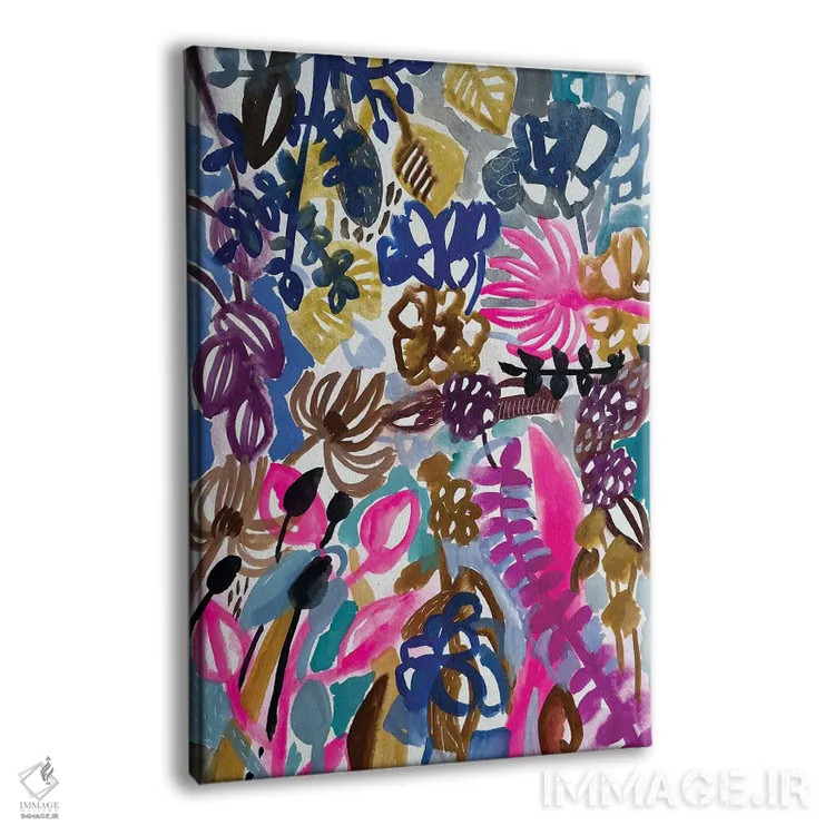 تابلو دکوراتیو گل ها اثر لنکا اشتسنا - نمای پرسپکتیو محصول