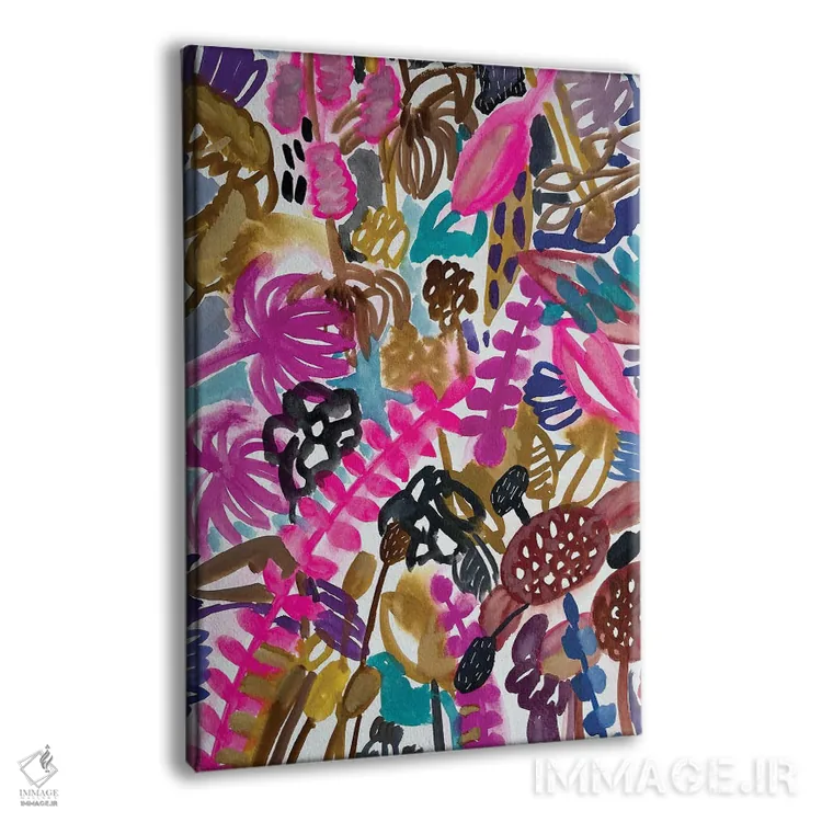 تابلو دکوراتیو گل ها یک اثر لنکا اشتسنا - نمای پرسپکتیو محصول