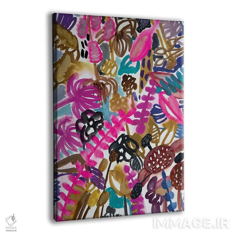 تابلو دکوراتیو گل ها یک اثر لنکا اشتسنا - نمای پرسپکتیو محصول