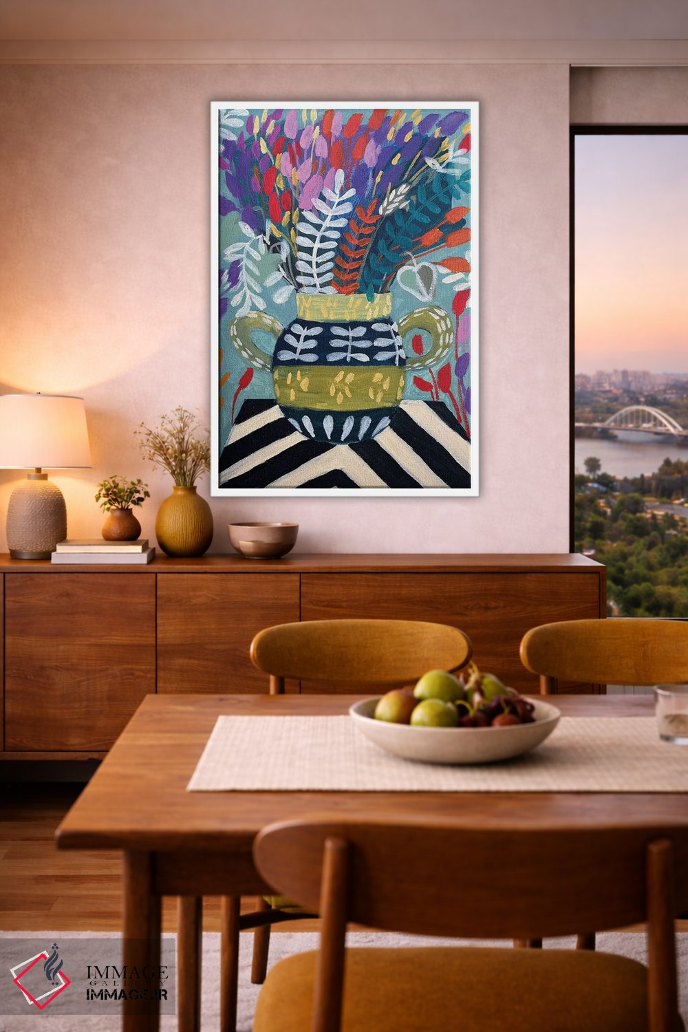 تابلو دکوراتیو پایان تابستان یک اثر لنکا اشتسنا - D5W