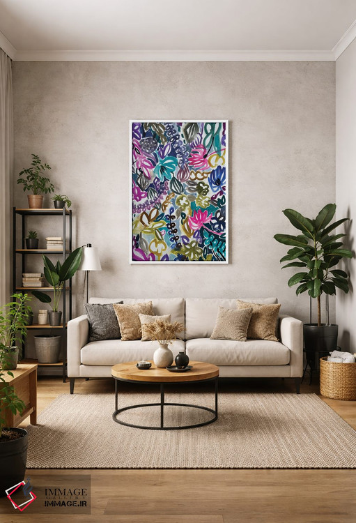 تابلو دکوراتیو گل ها یازدهم اثر لنکا اشتسنا - D1W