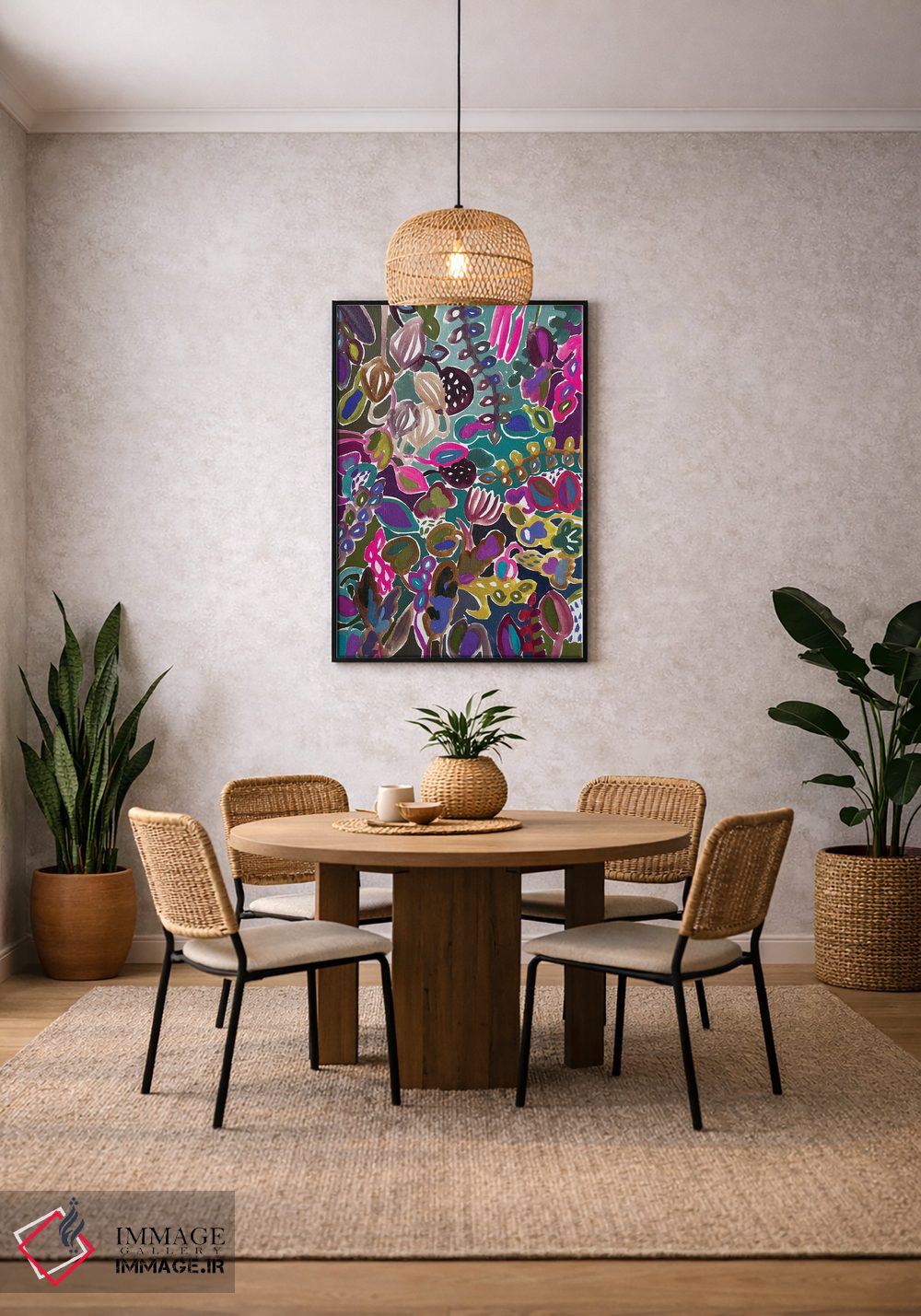 تابلو دکوراتیو گل ها هفتم اثر لنکا اشتسنا - D3B