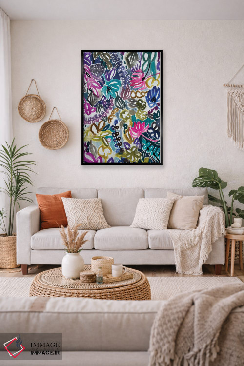 تابلو دکوراتیو گل ها یازدهم اثر لنکا اشتسنا - D3B