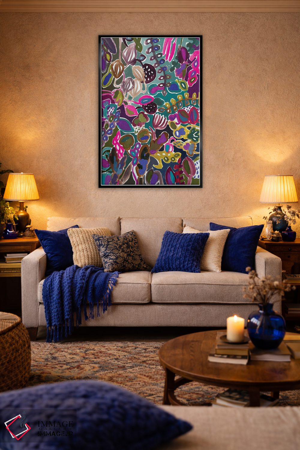 تابلو دکوراتیو گل ها هفتم اثر لنکا اشتسنا - D4B