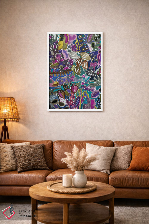 تابلو دکوراتیو گل ها دوازدهم اثر لنکا اشتسنا - D2W