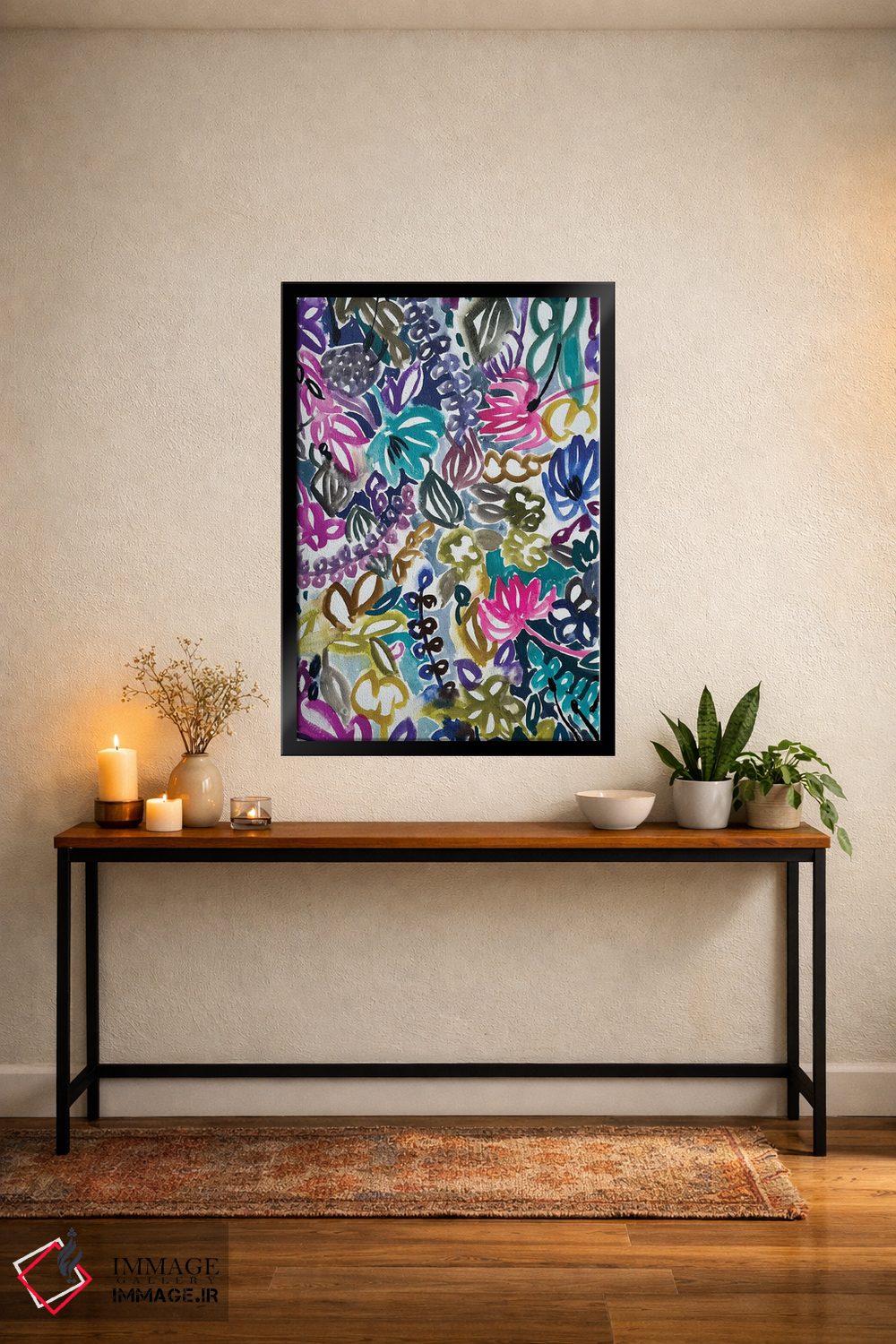 تابلو دکوراتیو گل ها یازدهم اثر لنکا اشتسنا - D5B