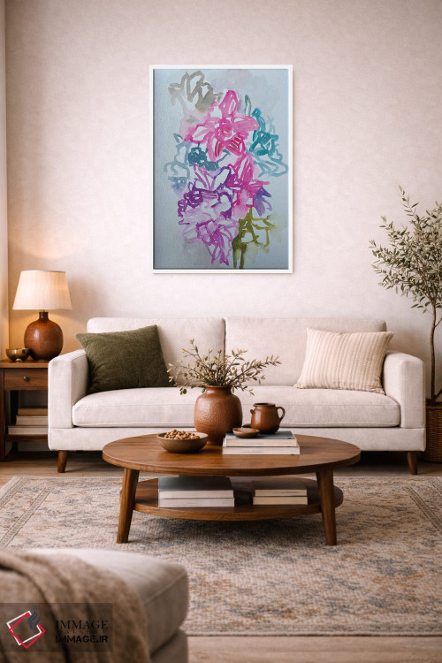 تابلو دکوراتیو نرگس ها سه اثر لنکا اشتسنا - D1W