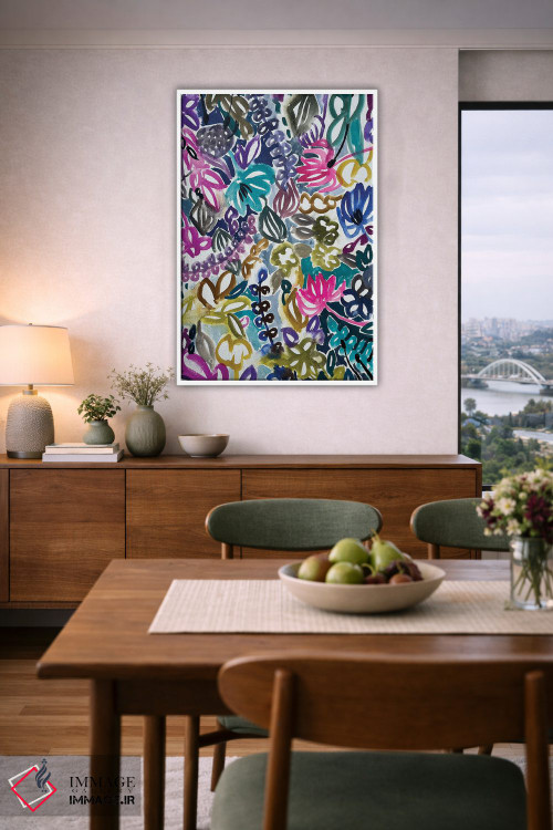 تابلو دکوراتیو گل ها یازدهم اثر لنکا اشتسنا - D6W