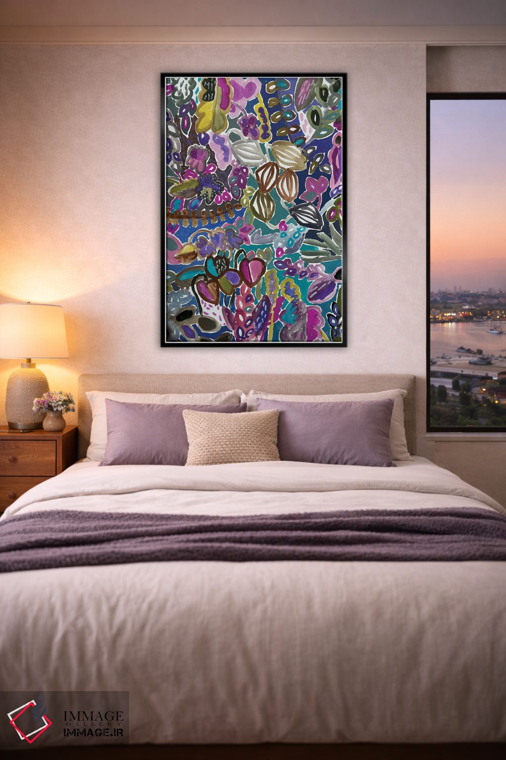 تابلو دکوراتیو گل ها دوازدهم اثر لنکا اشتسنا - D5B