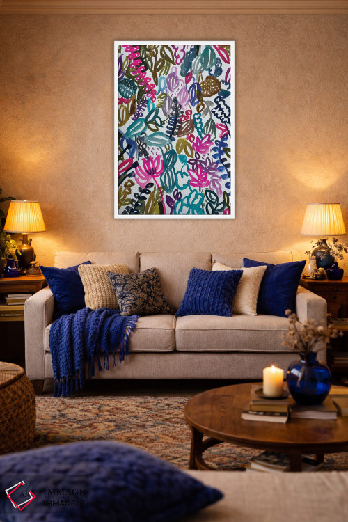 تابلو دکوراتیو گل ها دهم اثر لنکا اشتسنا - D3W