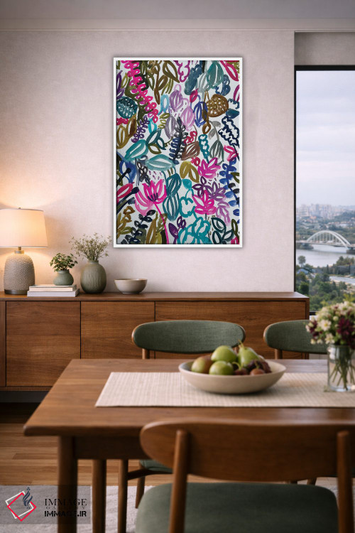 تابلو دکوراتیو گل ها دهم اثر لنکا اشتسنا - D5W