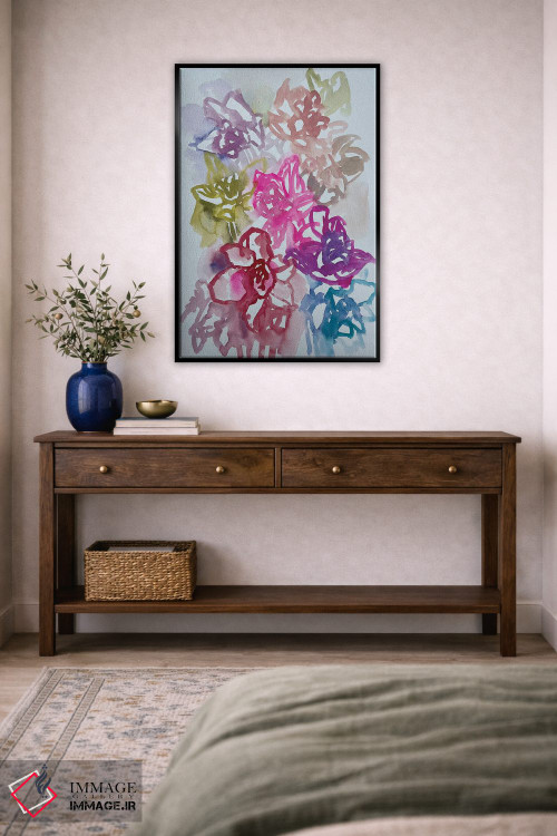 تابلو دکوراتیو نرگس ها یک اثر لنکا اشتسنا - D4B