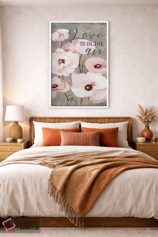 تابلو دکوراتیو شقایق های شرمگین کیندل یک اثر لینی لورث - D2W