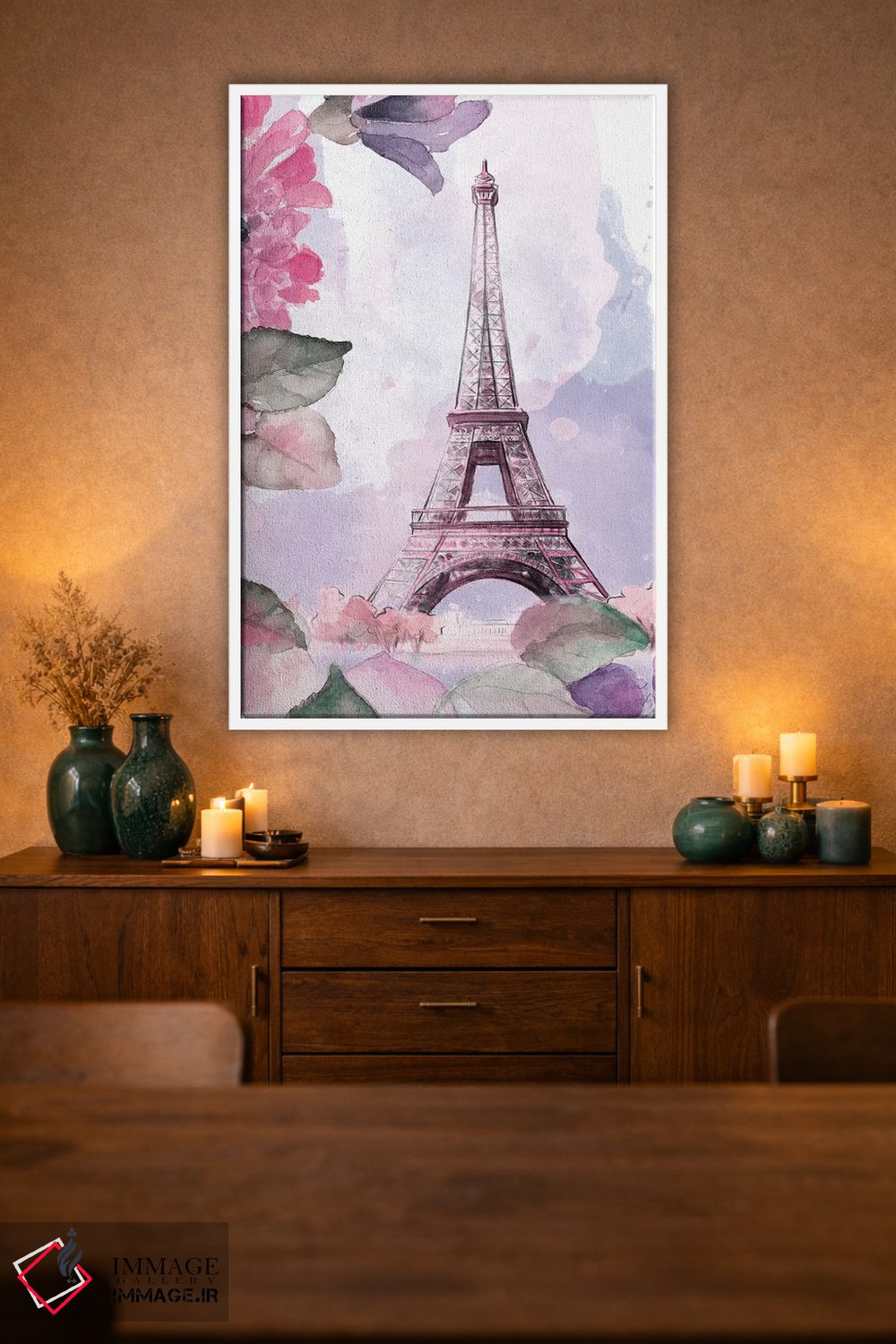 تابلو دکوراتیو "شکوفه های پاریسی I" اثر لینی لورث - D1W