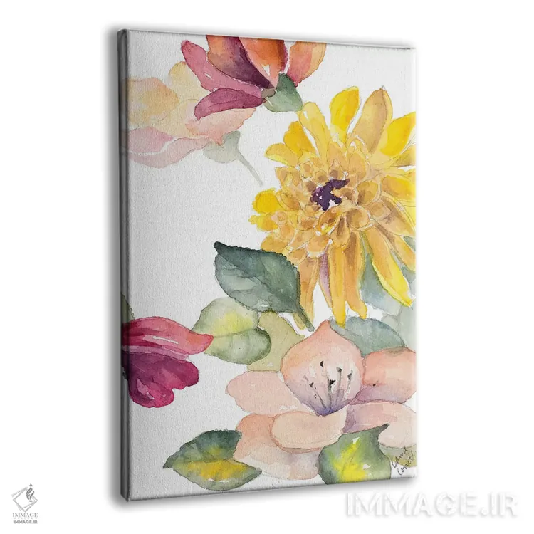 تابلو دکوراتیو "زیر آسمان های چمن II" اثر لینی لورث - نمای پرسپکتیو محصول