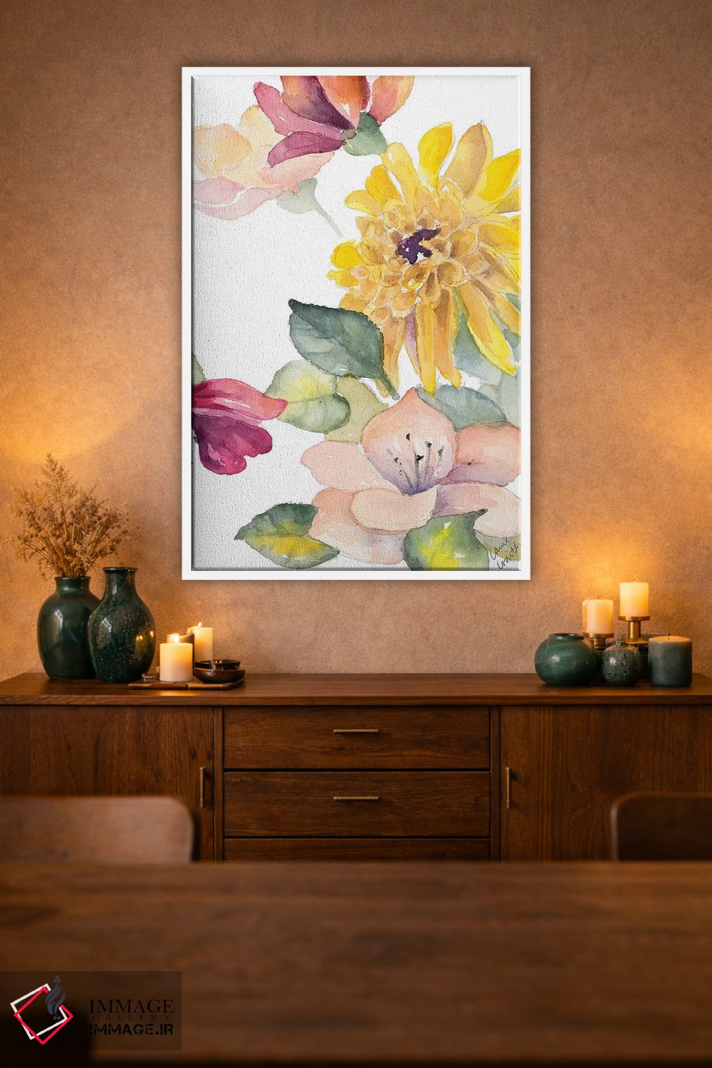 تابلو دکوراتیو "زیر آسمان های چمن II" اثر لینی لورث - D2W