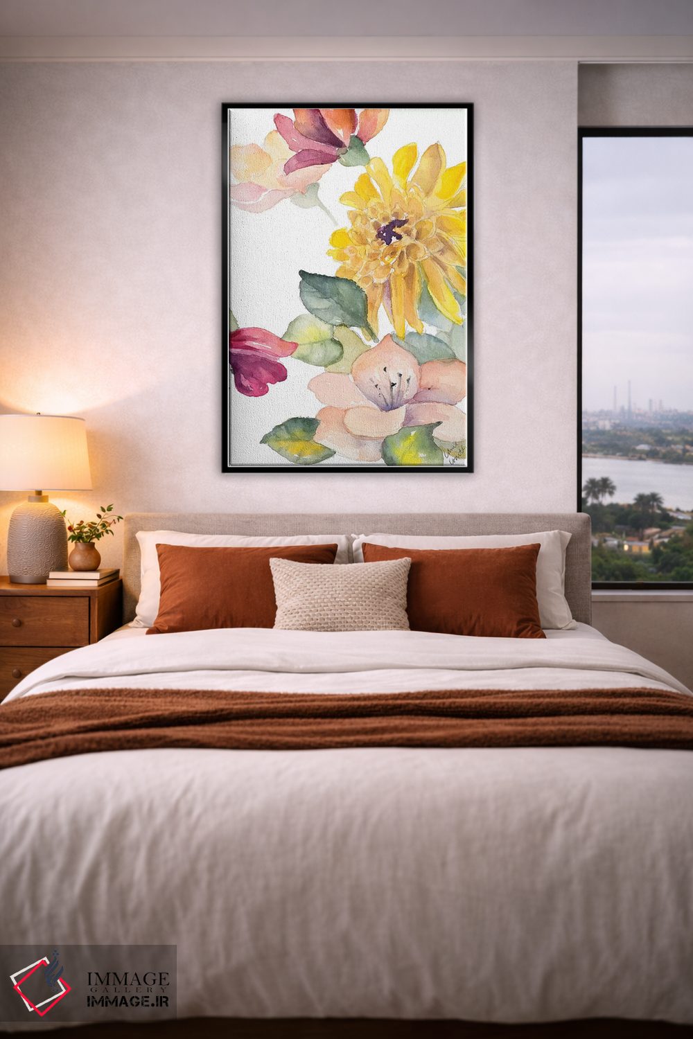 تابلو دکوراتیو "زیر آسمان های چمن II" اثر لینی لورث - D4B