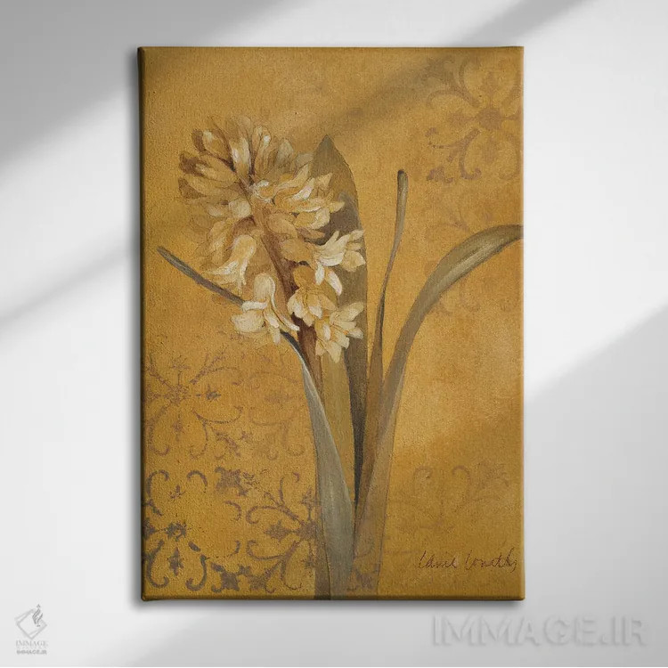 تابلو دکوراتیو "سنبل I" اثر لینی لورث - نمای روبهرو روی دیوار