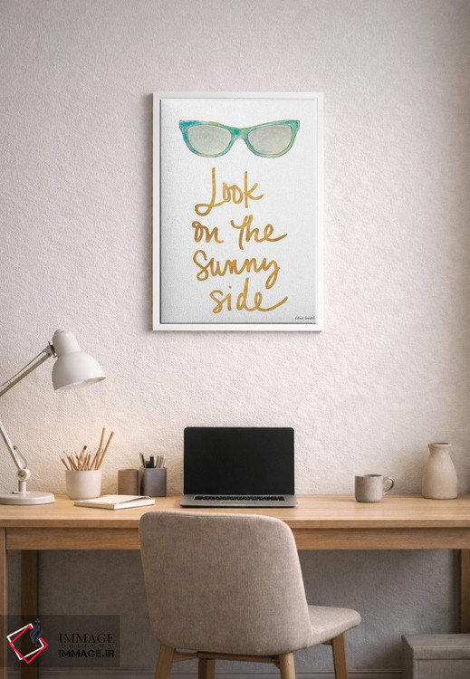 تابلو دکوراتیو "سایه های سبزآبی سمت آفتابی" اثر لینی لورث - D1W