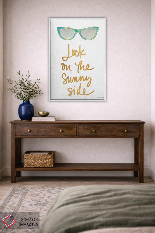 تابلو دکوراتیو "سایه های سبزآبی سمت آفتابی" اثر لینی لورث - D3W