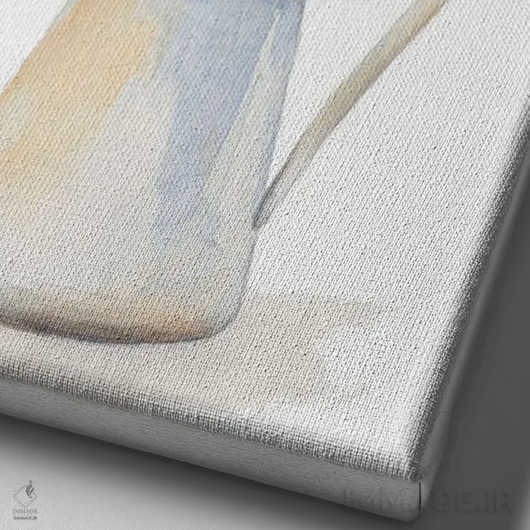 تابلو دکوراتیو "گندم در پارچ" اثر لینی لورث - نمای نزدیک بافت بوم