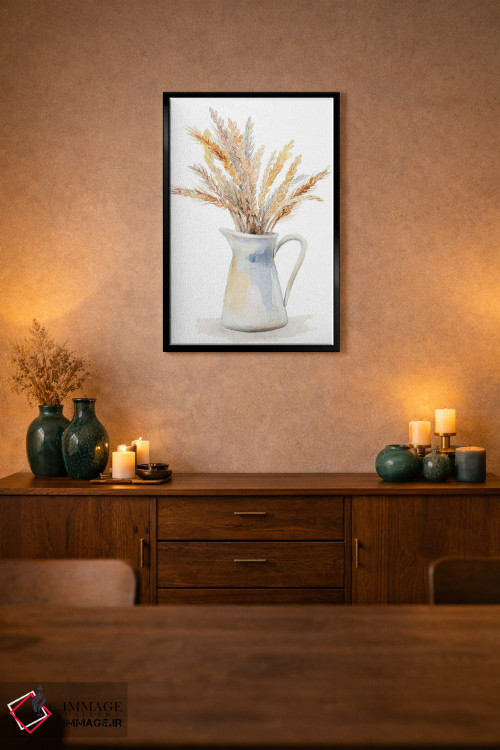 تابلو دکوراتیو "گندم در پارچ" اثر لینی لورث - D2B