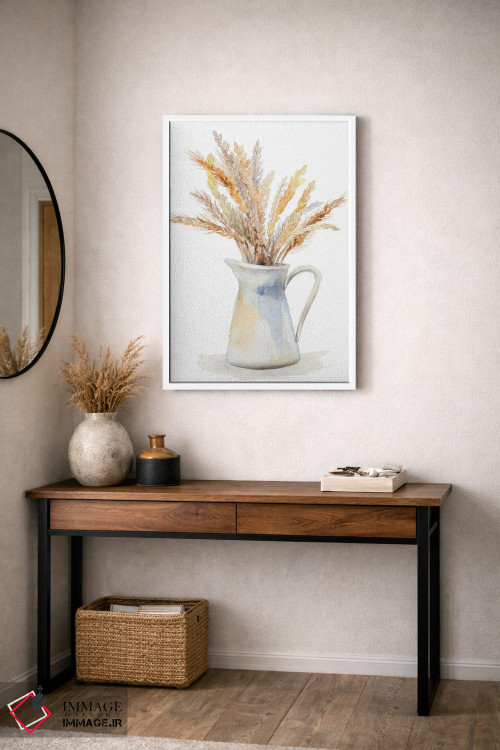 تابلو دکوراتیو "گندم در پارچ" اثر لینی لورث - D3W