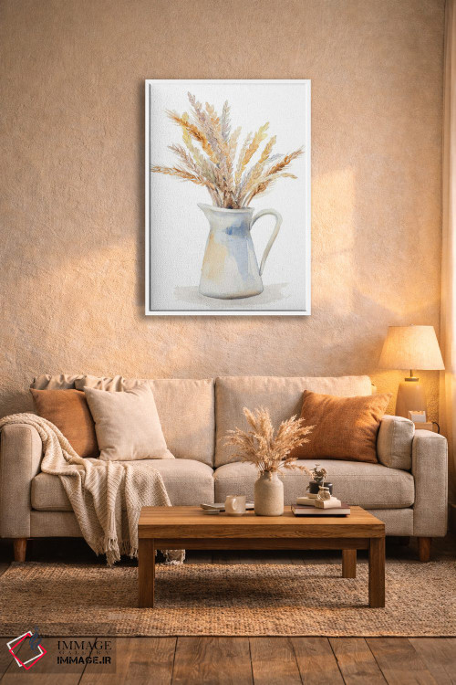 تابلو دکوراتیو "گندم در پارچ" اثر لینی لورث - D4W