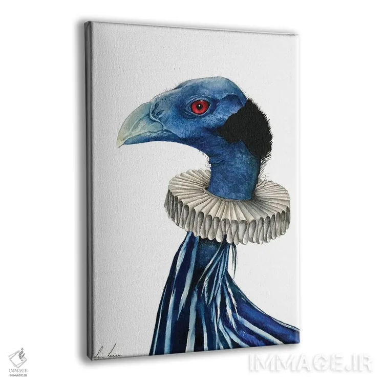 تابلو دکوراتیو "آقای مرغ جنگلی" اثر لیزا لنون - نمای پرسپکتیو محصول