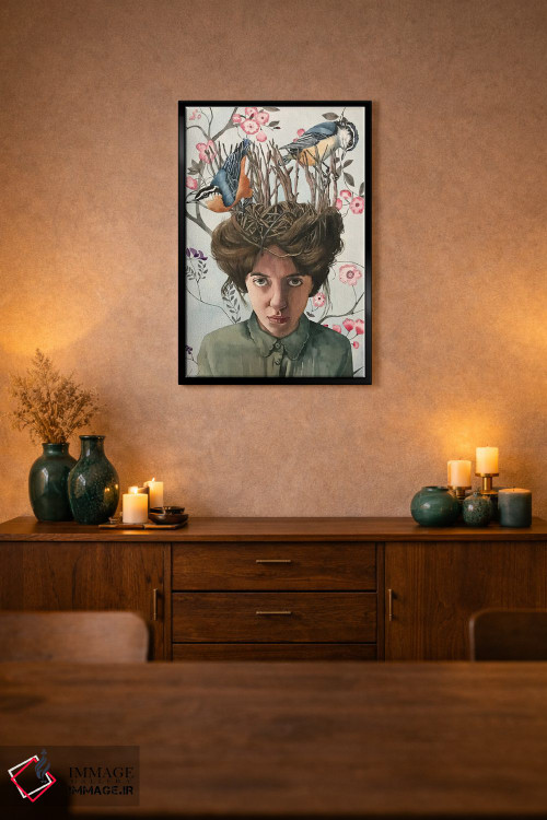 تابلو دکوراتیو "لانه پرندگان" اثر لیزا لنون - D3B