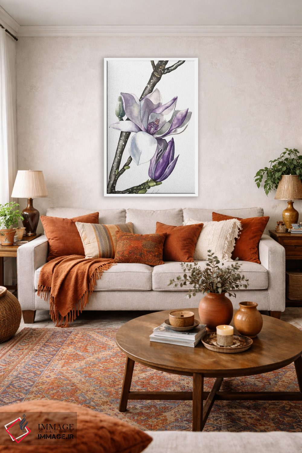 تابلو دکوراتیو "مگنولیا" اثر لیزا لنون - D1W