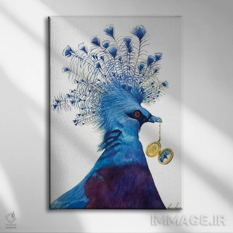 تابلو دکوراتیو "قفل آویز" اثر لیزا لنون - نمای روبهرو روی دیوار