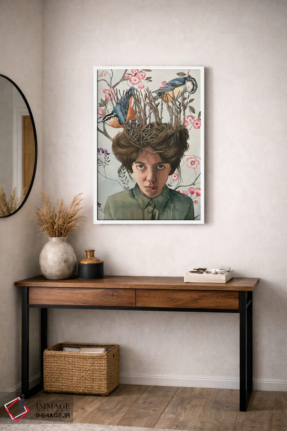 تابلو دکوراتیو "لانه پرندگان" اثر لیزا لنون - D4W