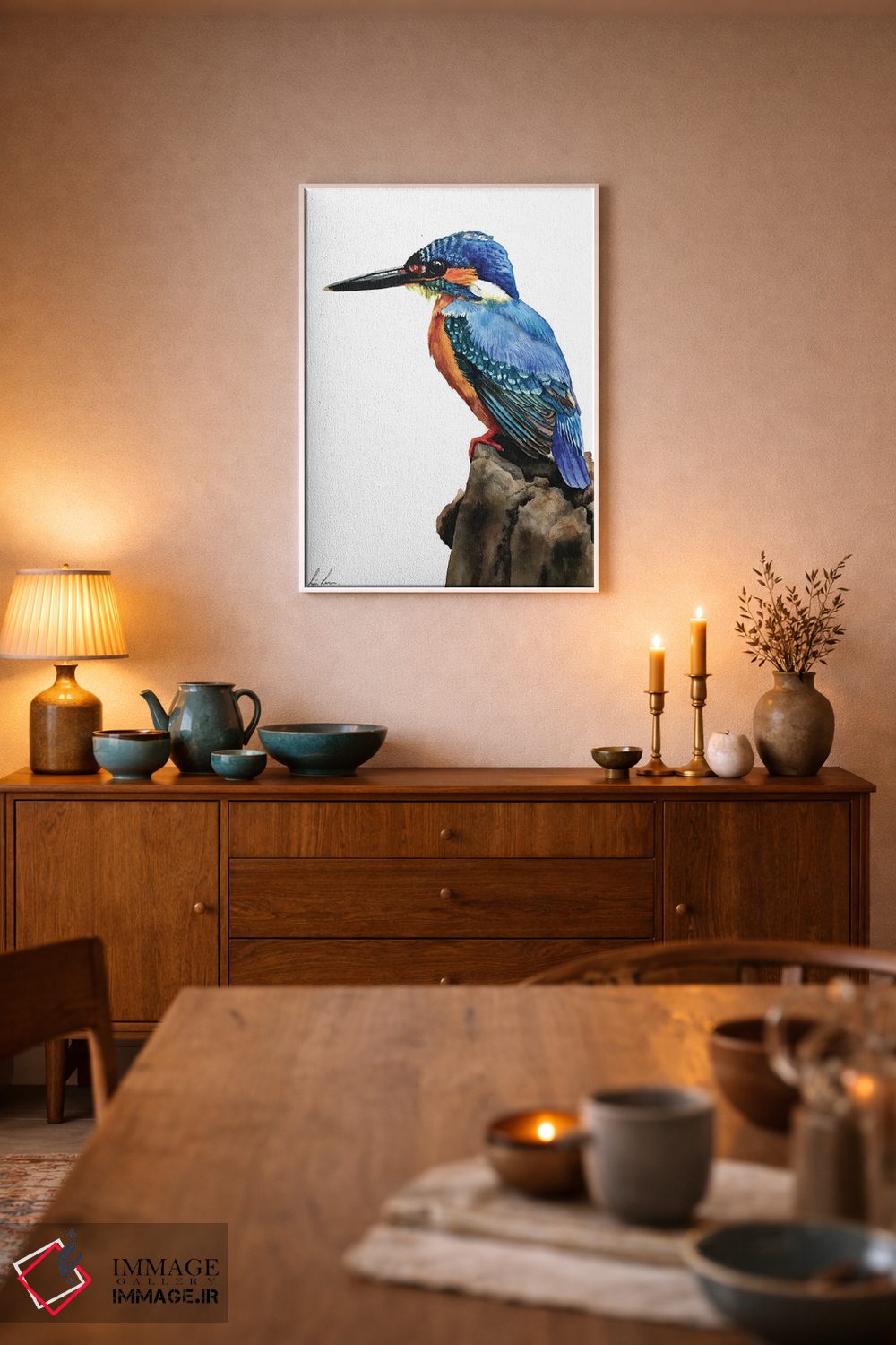 تابلو دکوراتیو "کتک" اثر لیزا لنون - D5W