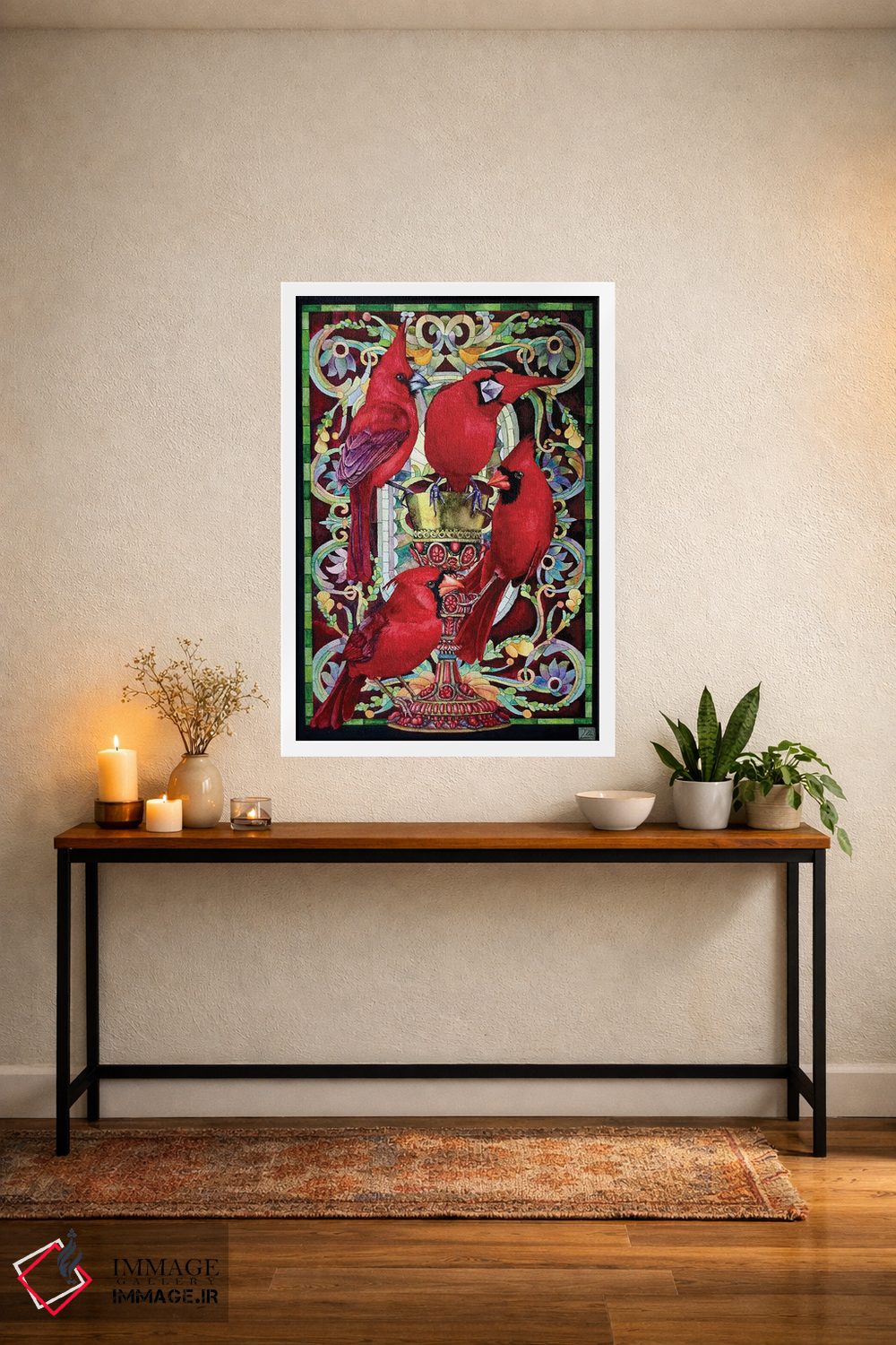 تابلو دکوراتیو "جام مرجانی" اثر لیزا لنون - D2W