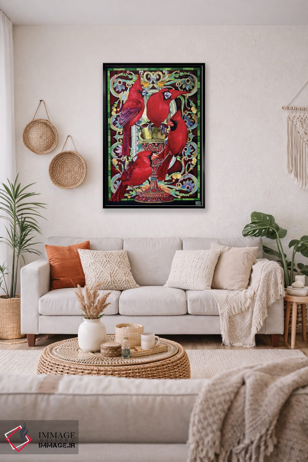 تابلو دکوراتیو "جام مرجانی" اثر لیزا لنون - D3B