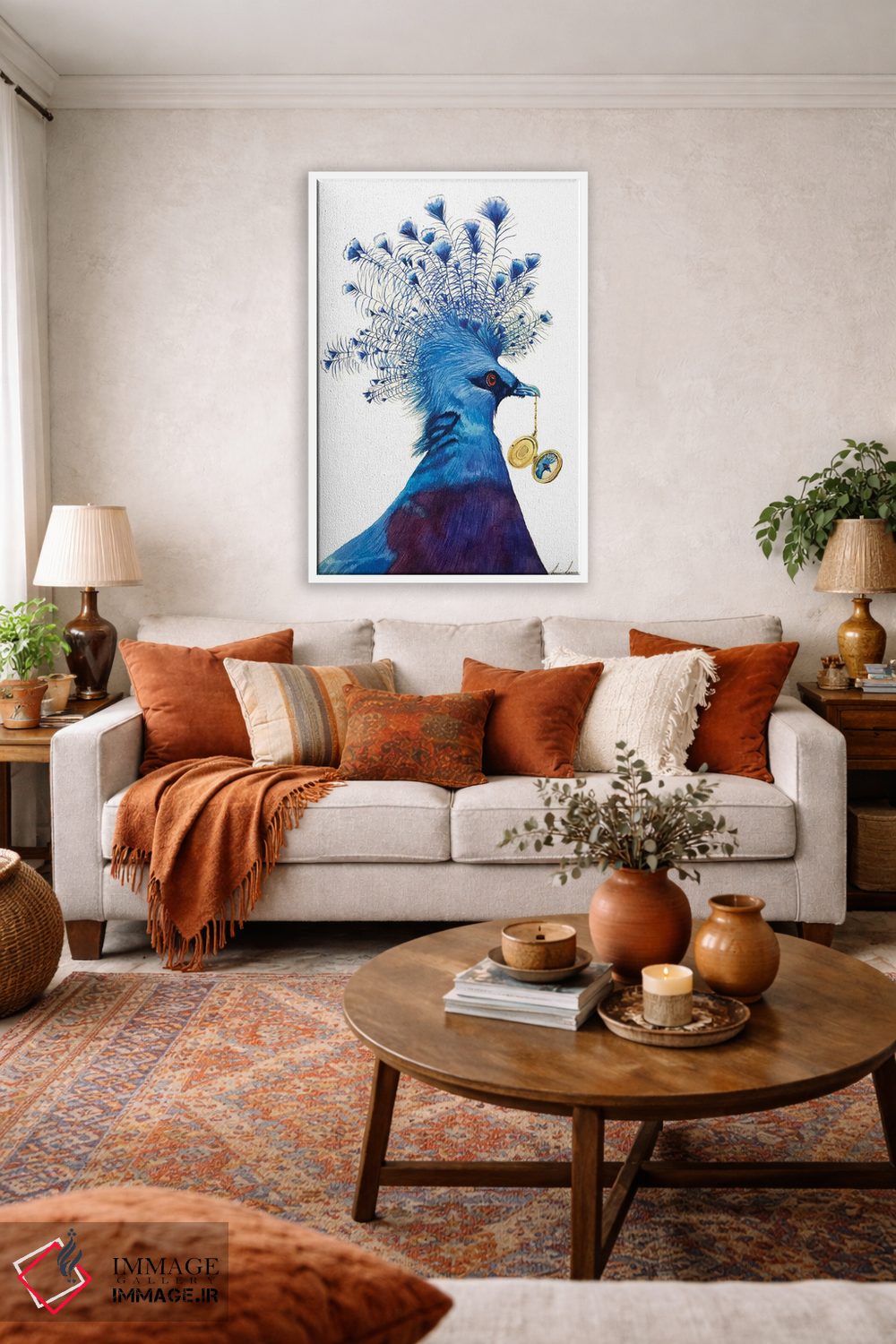 تابلو دکوراتیو "قفل آویز" اثر لیزا لنون - D3W