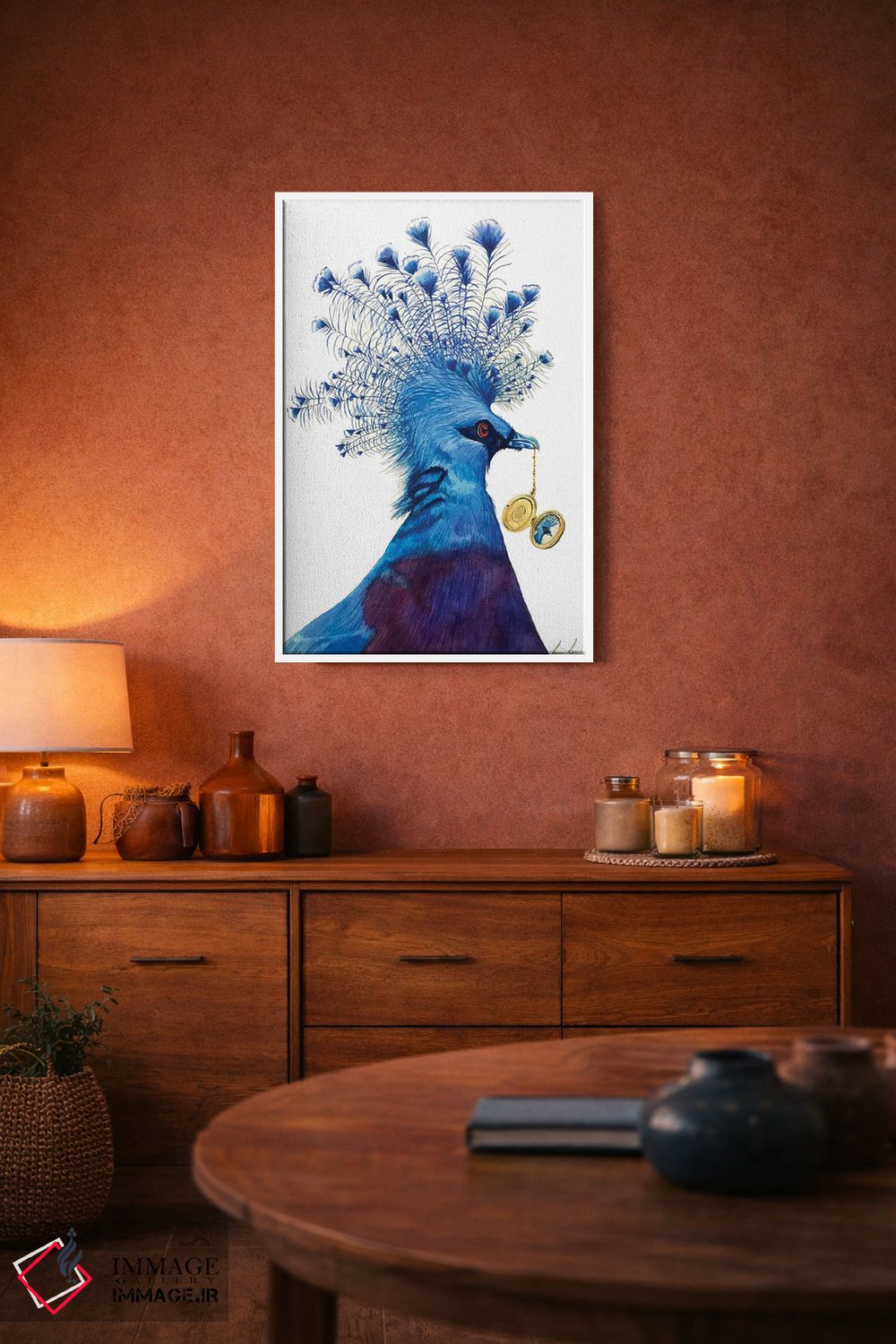 تابلو دکوراتیو "قفل آویز" اثر لیزا لنون - D4W